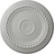 Ekena Millwork Small Alexandria Ceiling Medallion (Fits Canopies up to 4 5/8"), Hnd-Painted Frost, 7 7/8"OD x 3/4"P CM07ALFRF - alternate 1